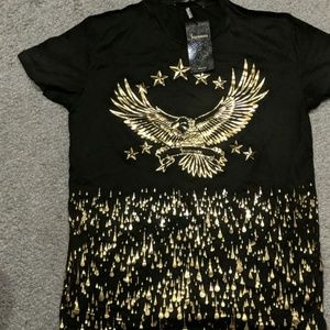 Black and Gold Billionaire T-SHIRT